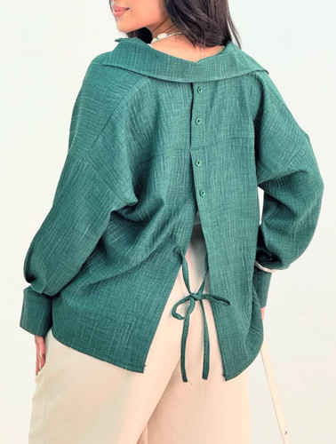 شومیز پشت گره ای بهاره قیمت فوق العاده