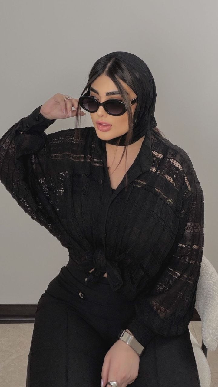 شومیز گیپور دانتل درجه یک مشکی